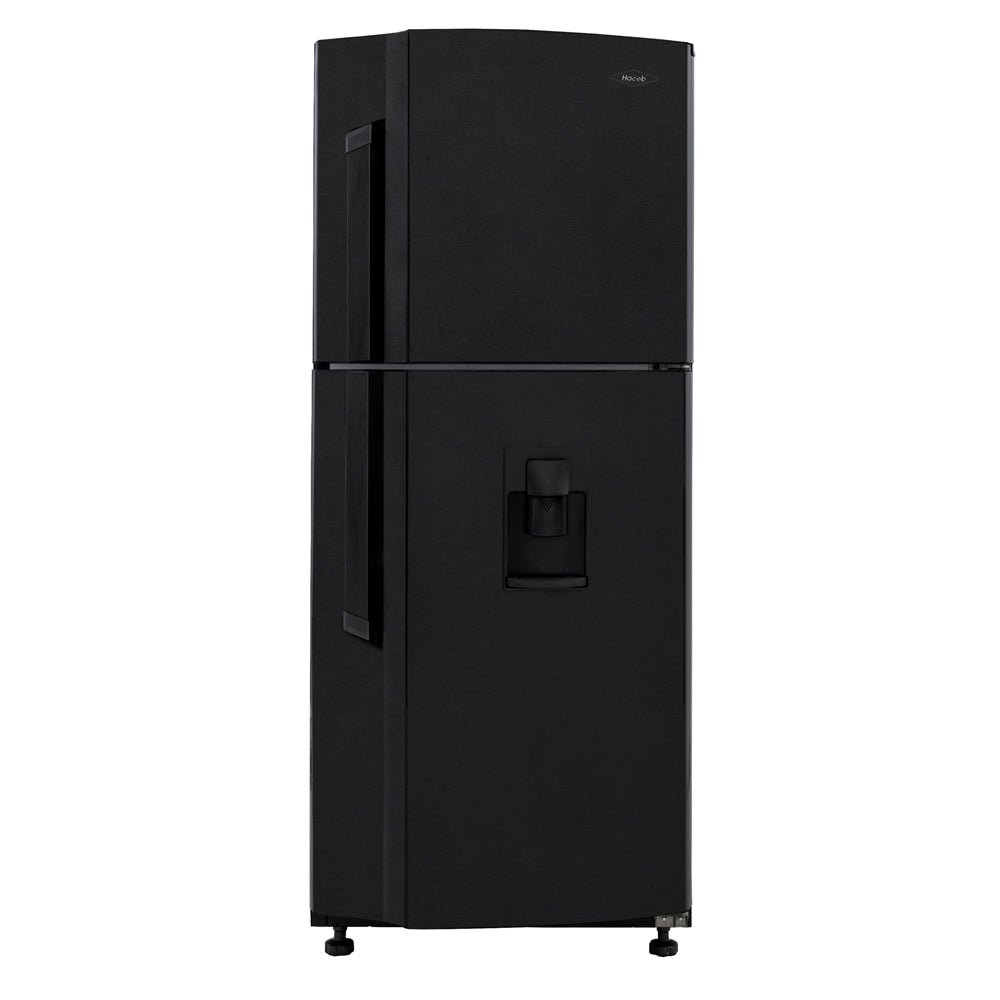 Nevera Haceb No Frost 271 Litros Manija Externa Negro Esmeralda Inverter