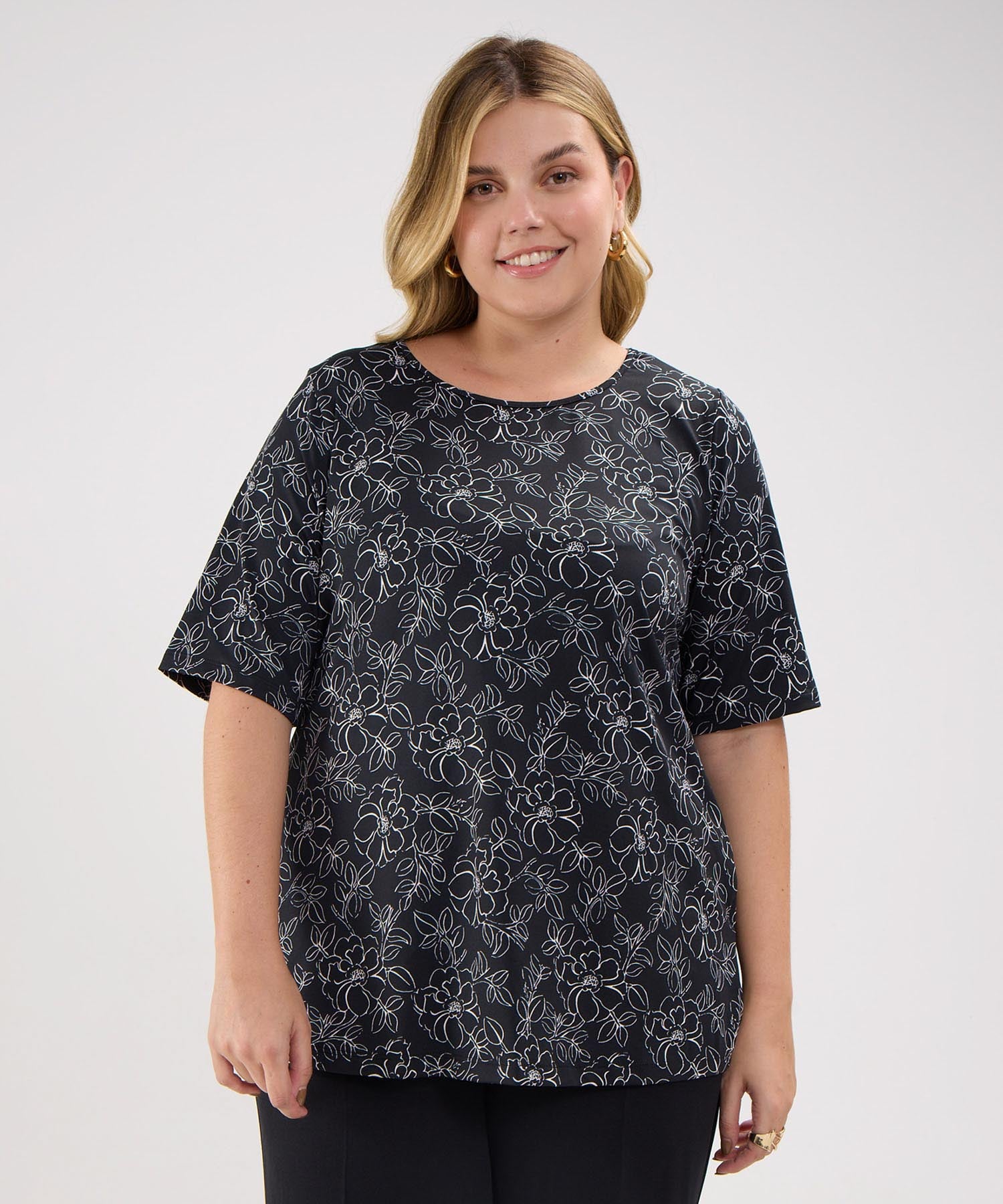 CAMISETA 3/4 EST PLUS 14090822