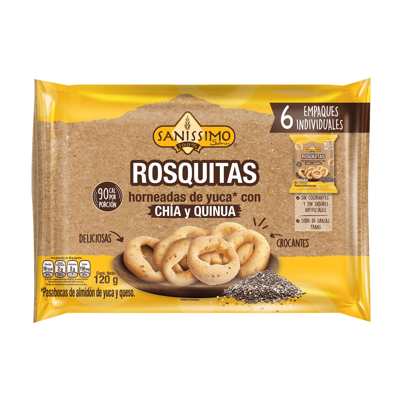 ROSQUITAS HORNEADAS CHIA 120GR