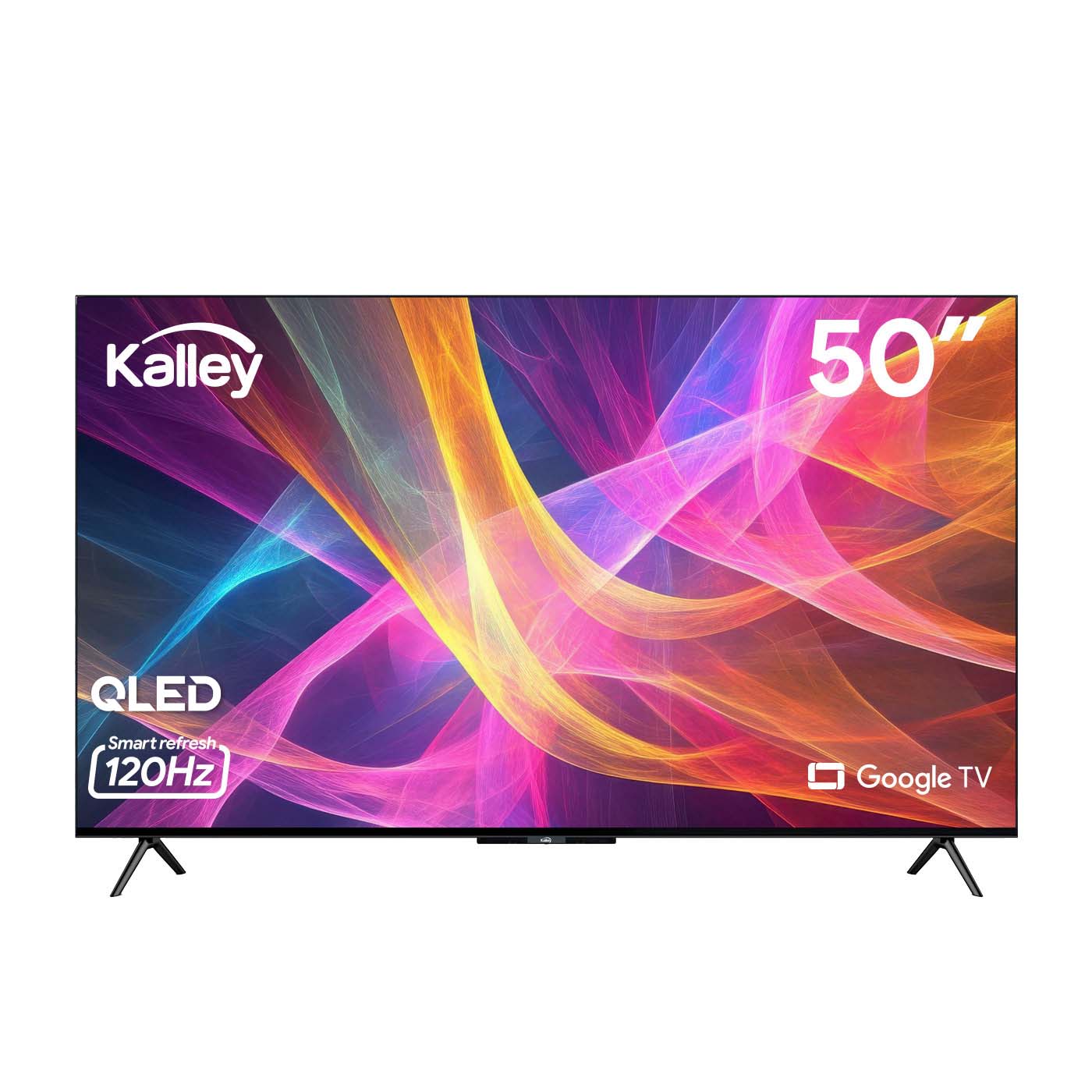 Televisor  KALLEY 50 pulgadas 127 cm  50Q405 4KUHD QLED Smart TV Google