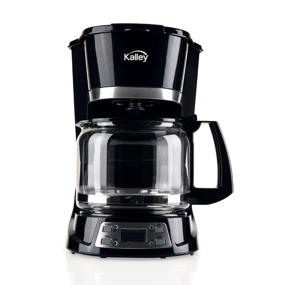 Cafetera Kalley Digital 12 Tazas K-Mcd, Color Negro