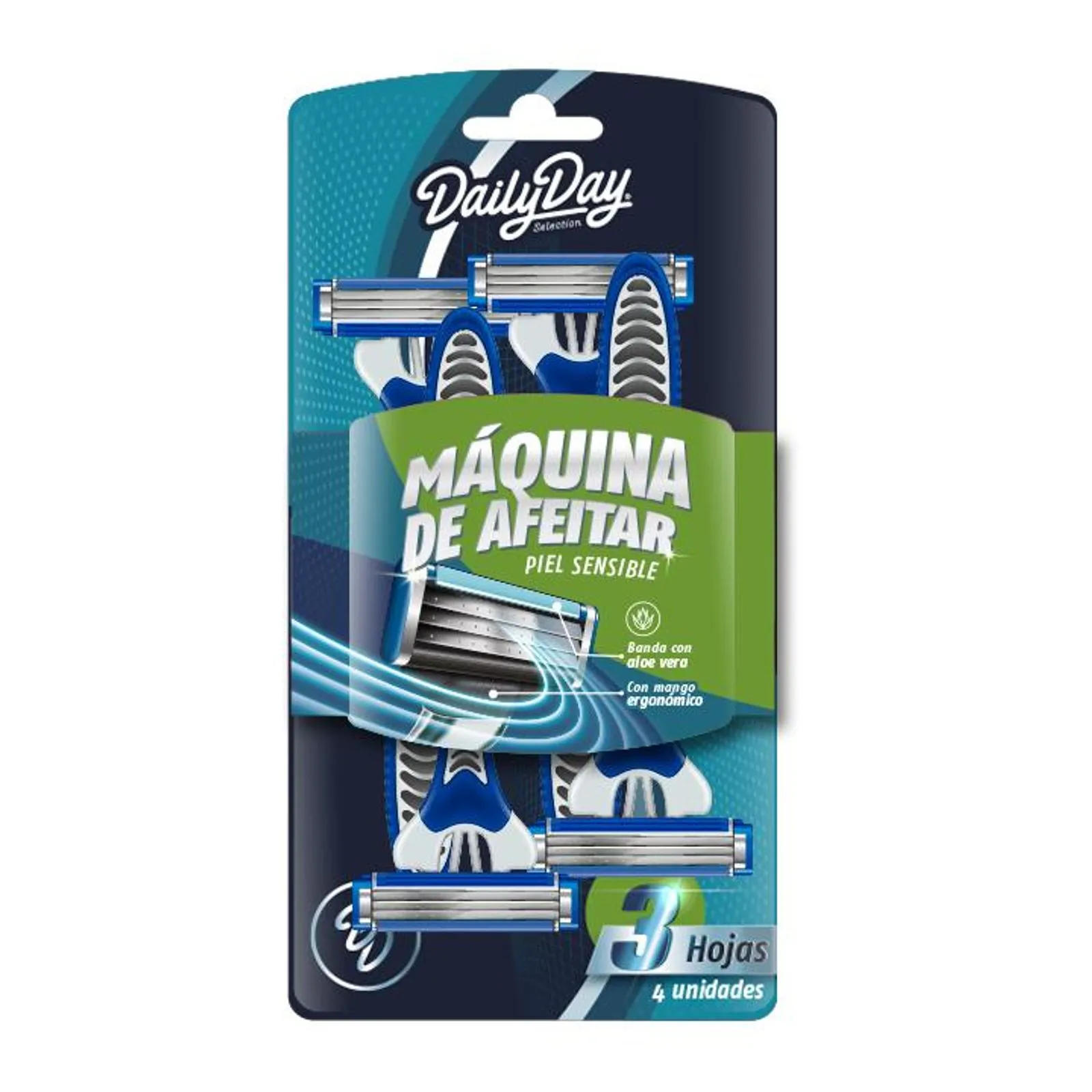 MAQ AFEITAR TRIP HOJA MEN ALOE VERA 81427