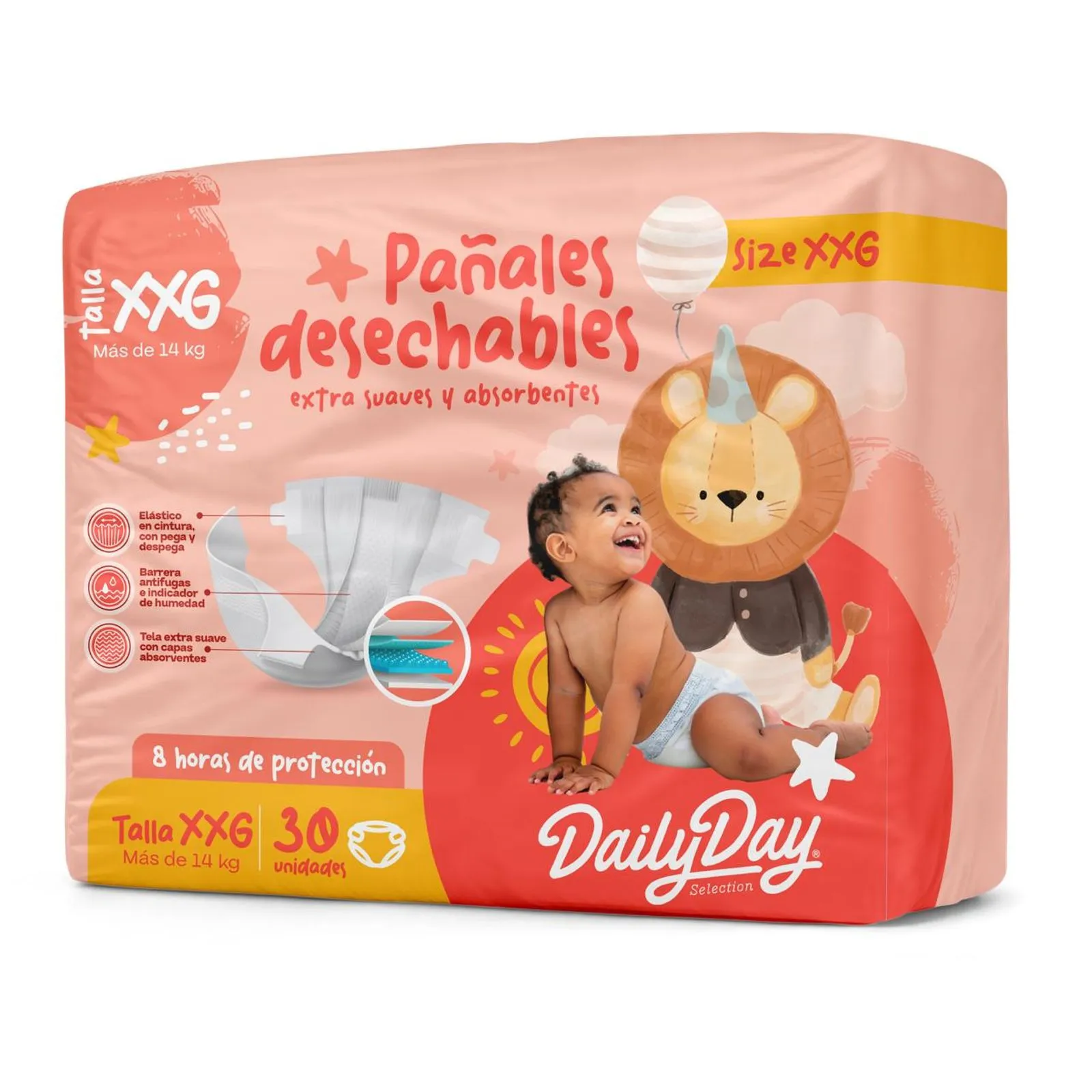 PAÑALES DESECH  TALLA XXG 76598