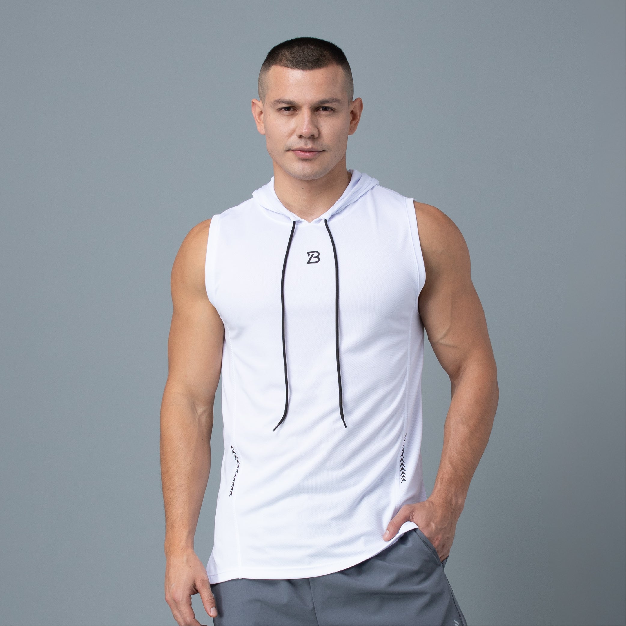 CAMISETA DEP M/S CAPUCHA 500165