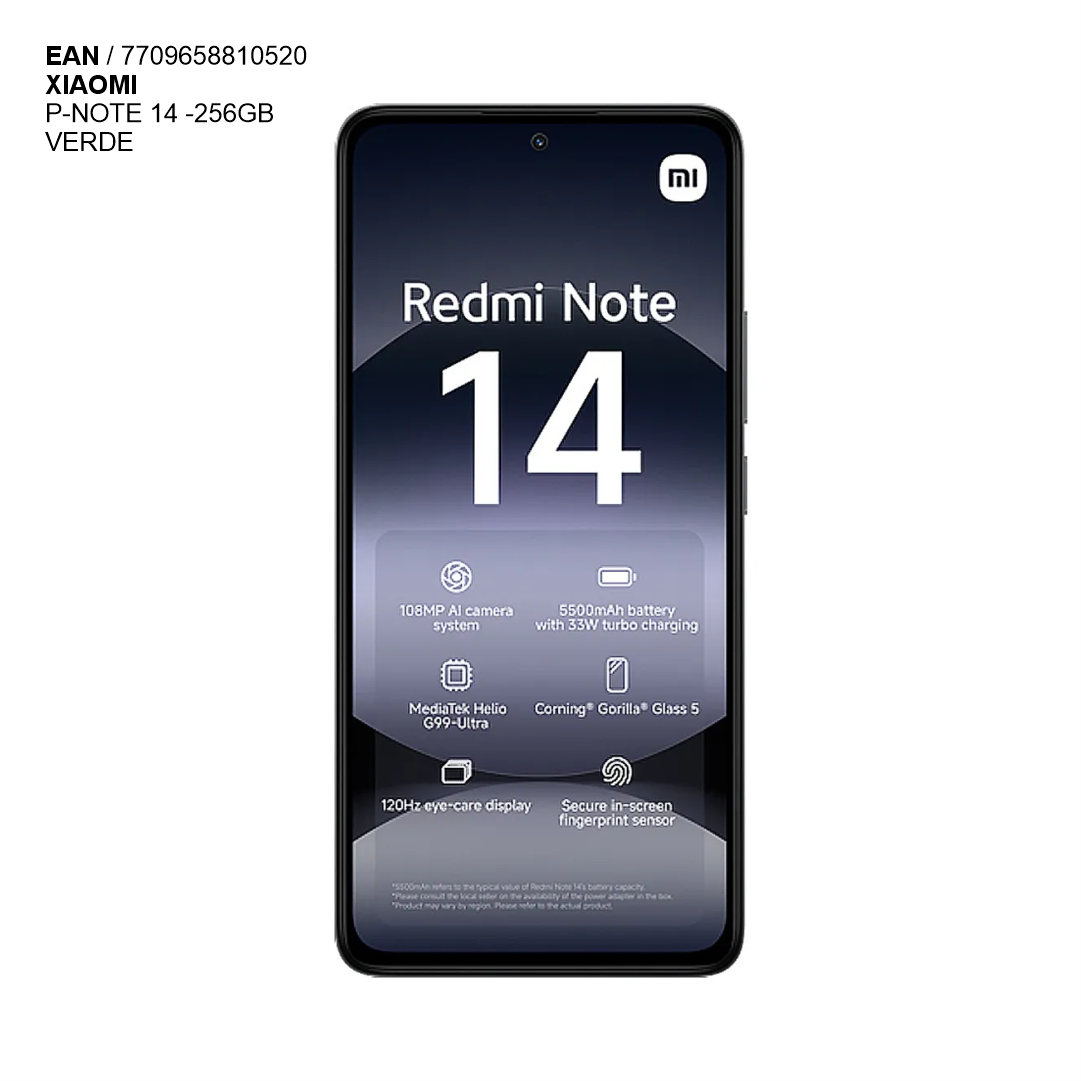 CELULAR LIBRE P-NOTE 14  256GB