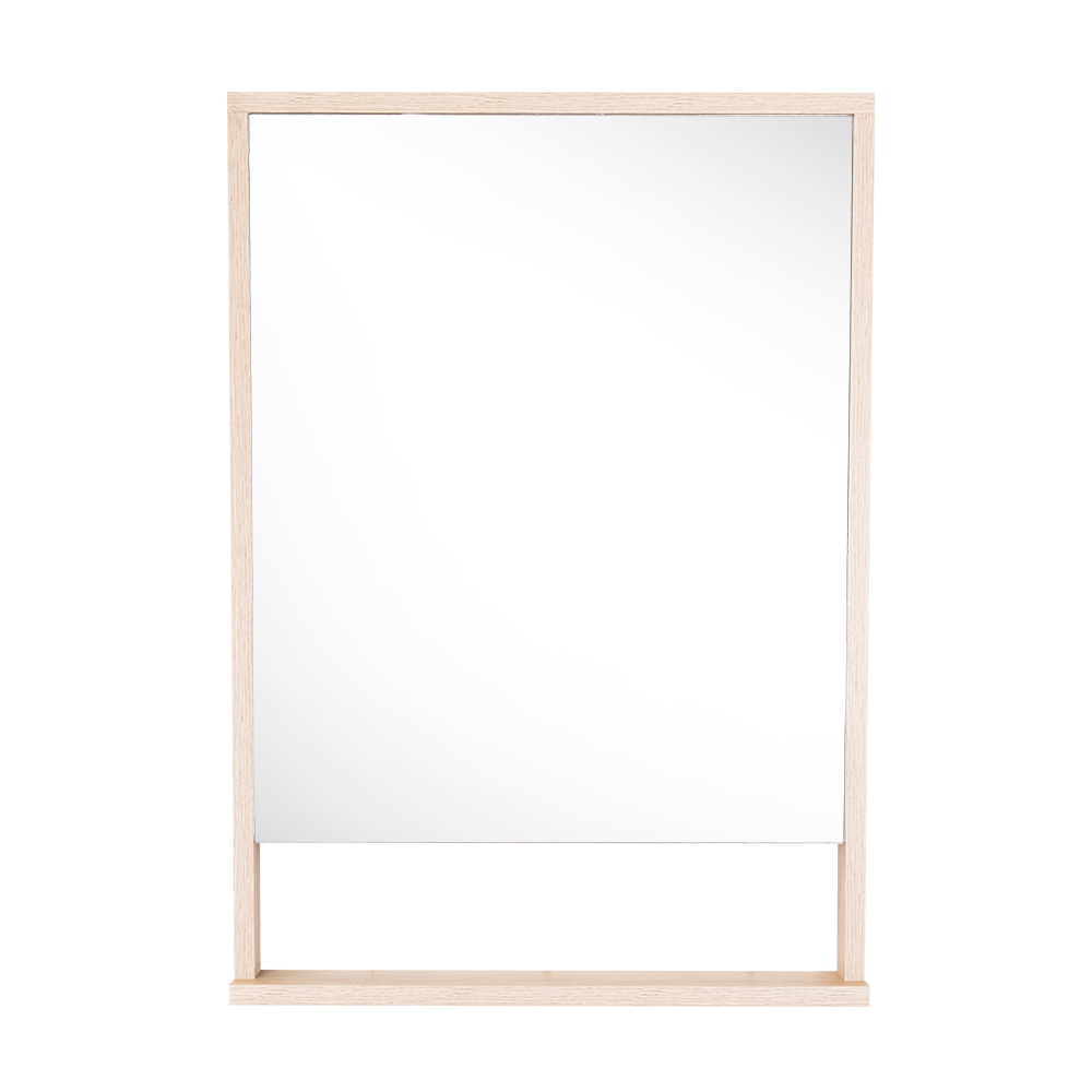 Espejo Rectangular Dakar,  Color Madera Clara