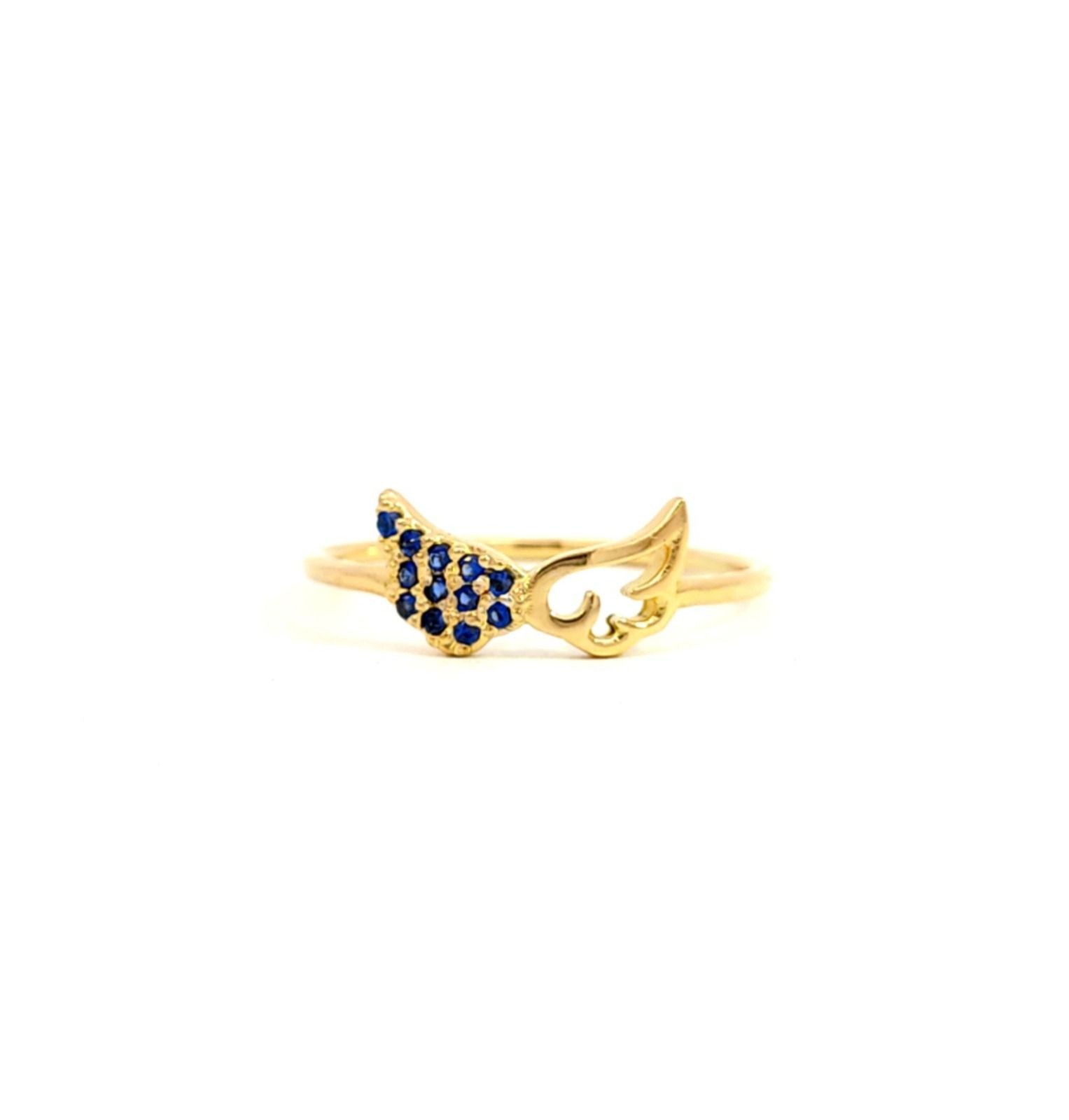 ANILLO DAMA ALAS CON ENGASTE
