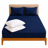Combo protector colchon + 2 almohadas siliconadas queen