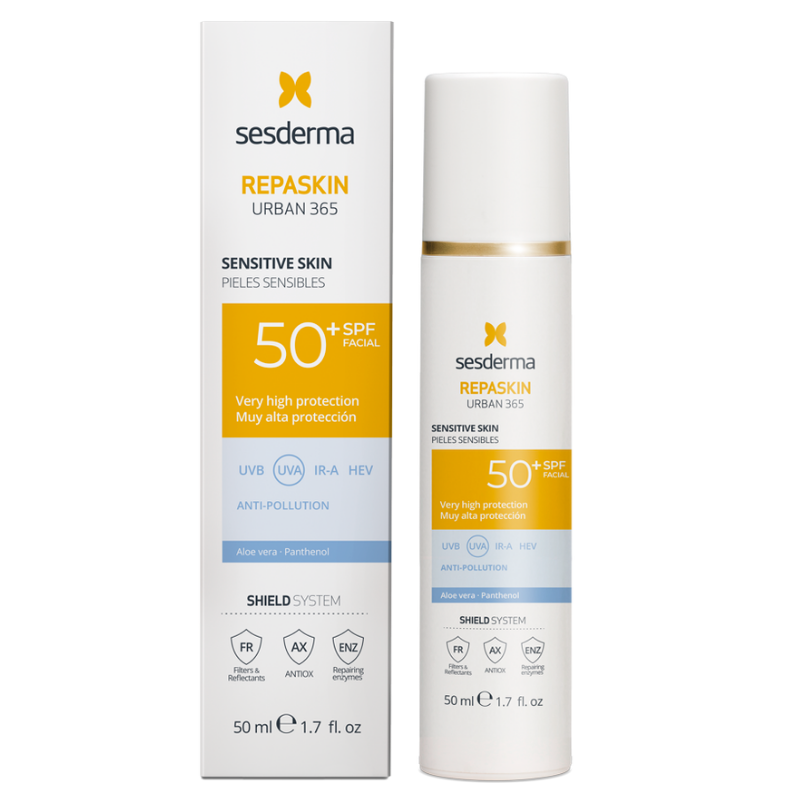 REPASKIN URBAN 365 PIEL SENSIBLE SPF 50+ X 50ML
