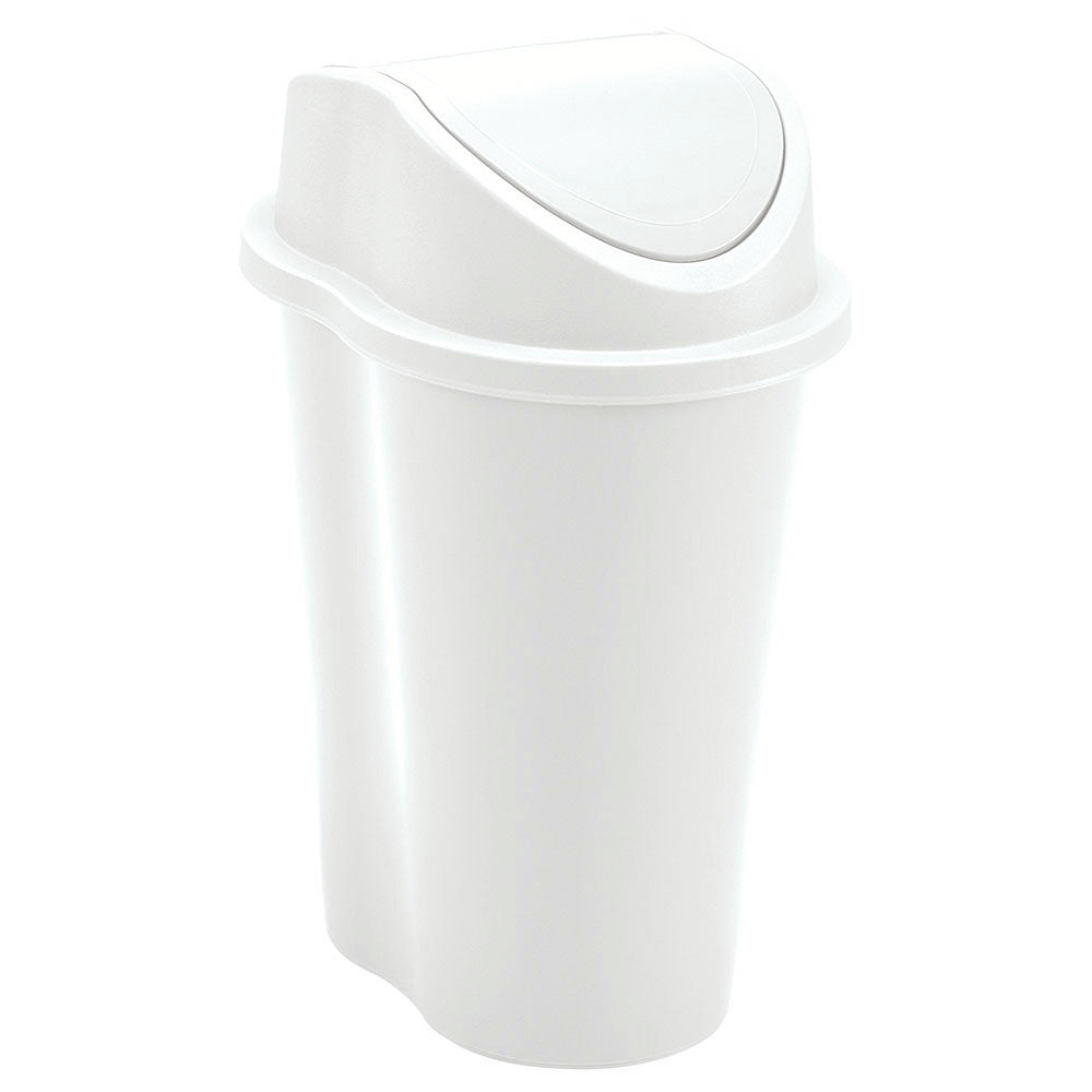 Papelera Style Tapa Vaiven 5 Litros Blanco