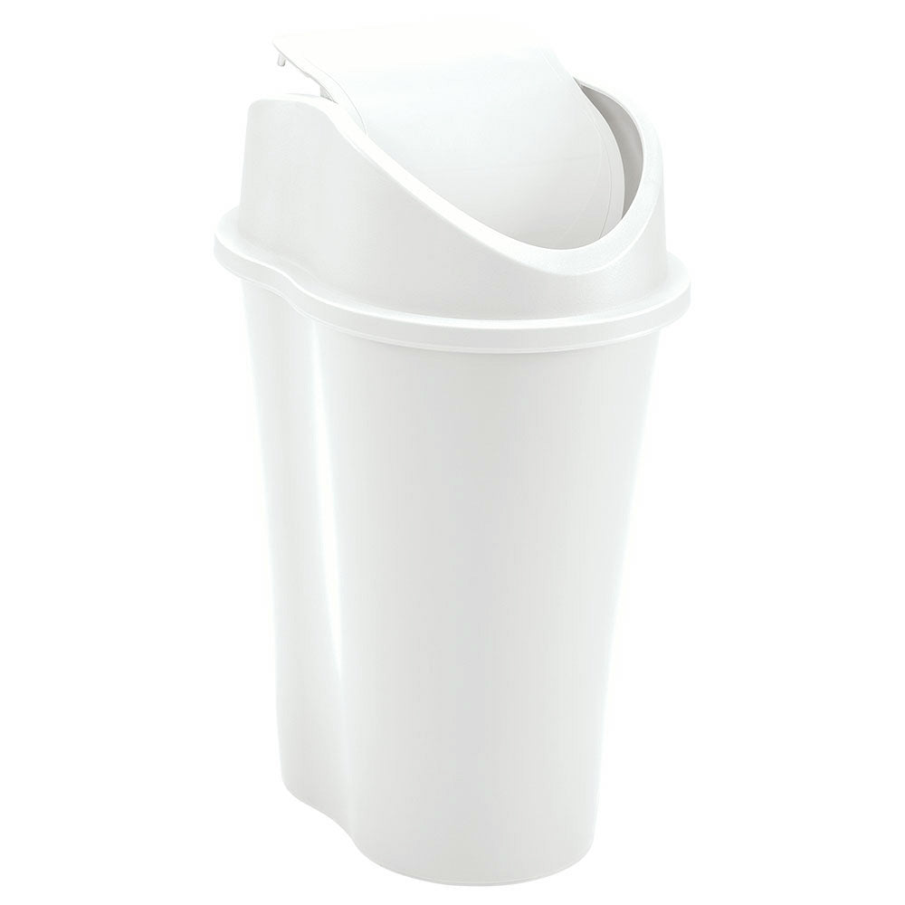 Papelera Style Tapa Vaiven 10 Litros Blanco
