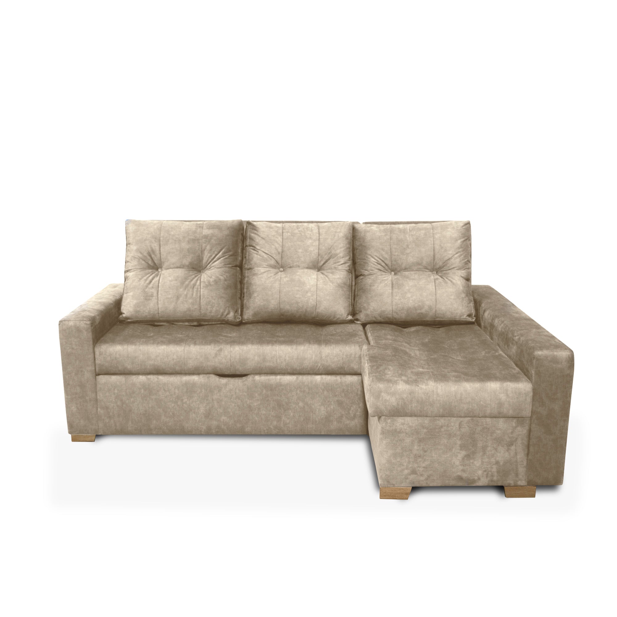 ESQUINERO SOFACAMA CARSON 228 X 102 TELA CAMEL