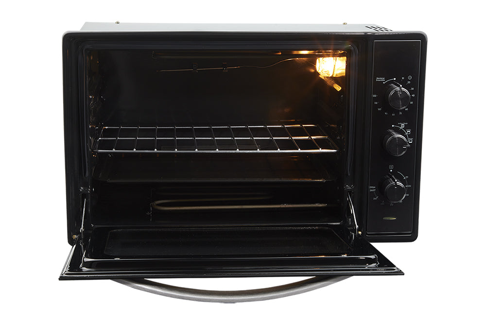 Horno Eléctrico Medio Formato Negro 120V Haceb