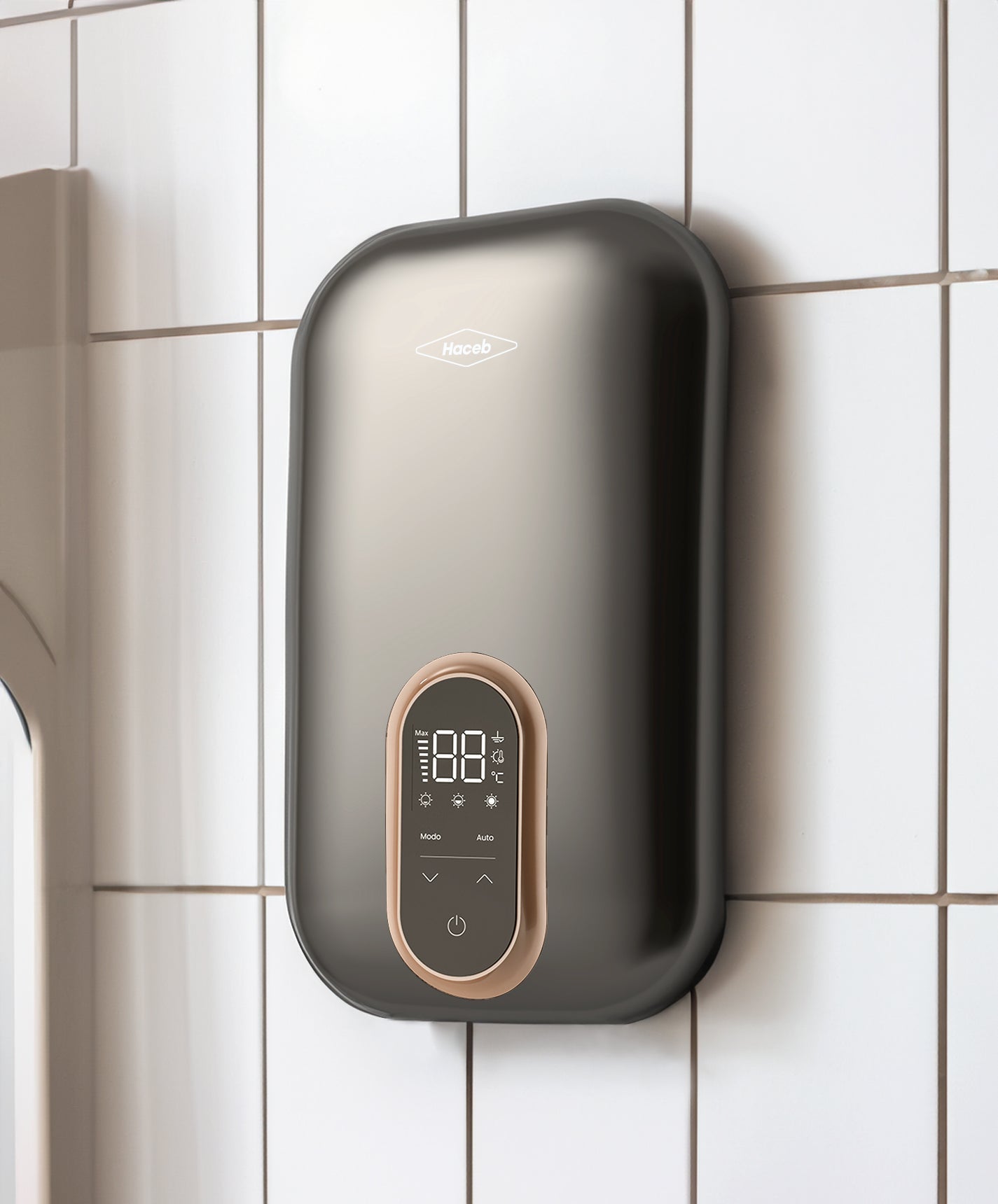 Calentador de Agua Haceb Eléctrico 7 litros Gris