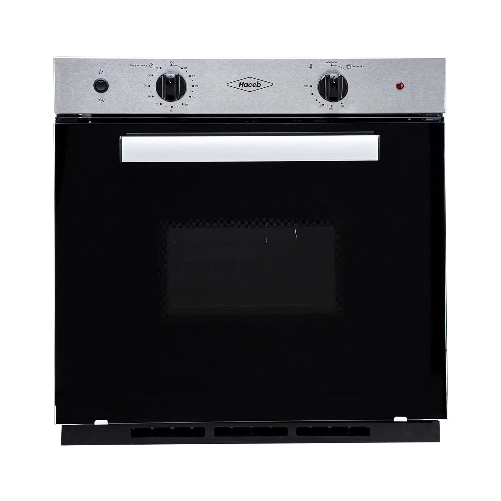 Horno Mixto 60 cm PA inox Negro Gas Natural 120V Haceb