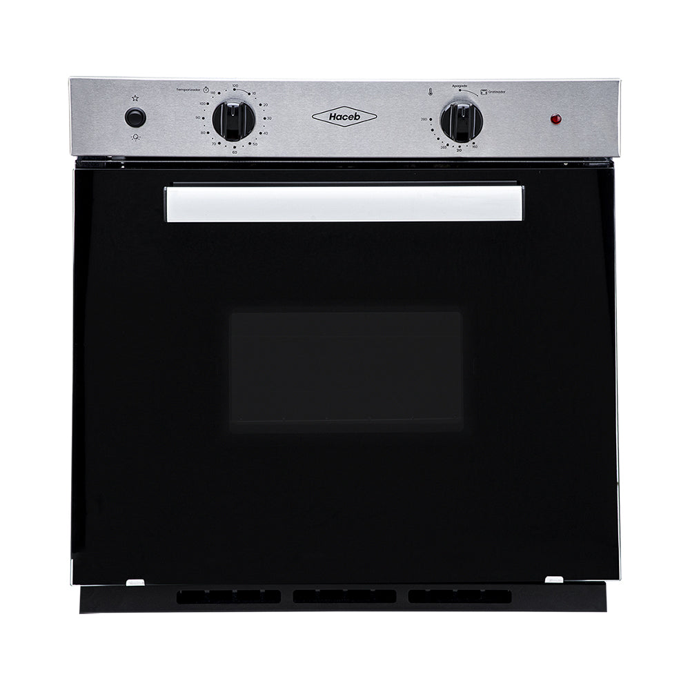 Horno mixto 60 cm PA inox negro gas propano 120V Haceb