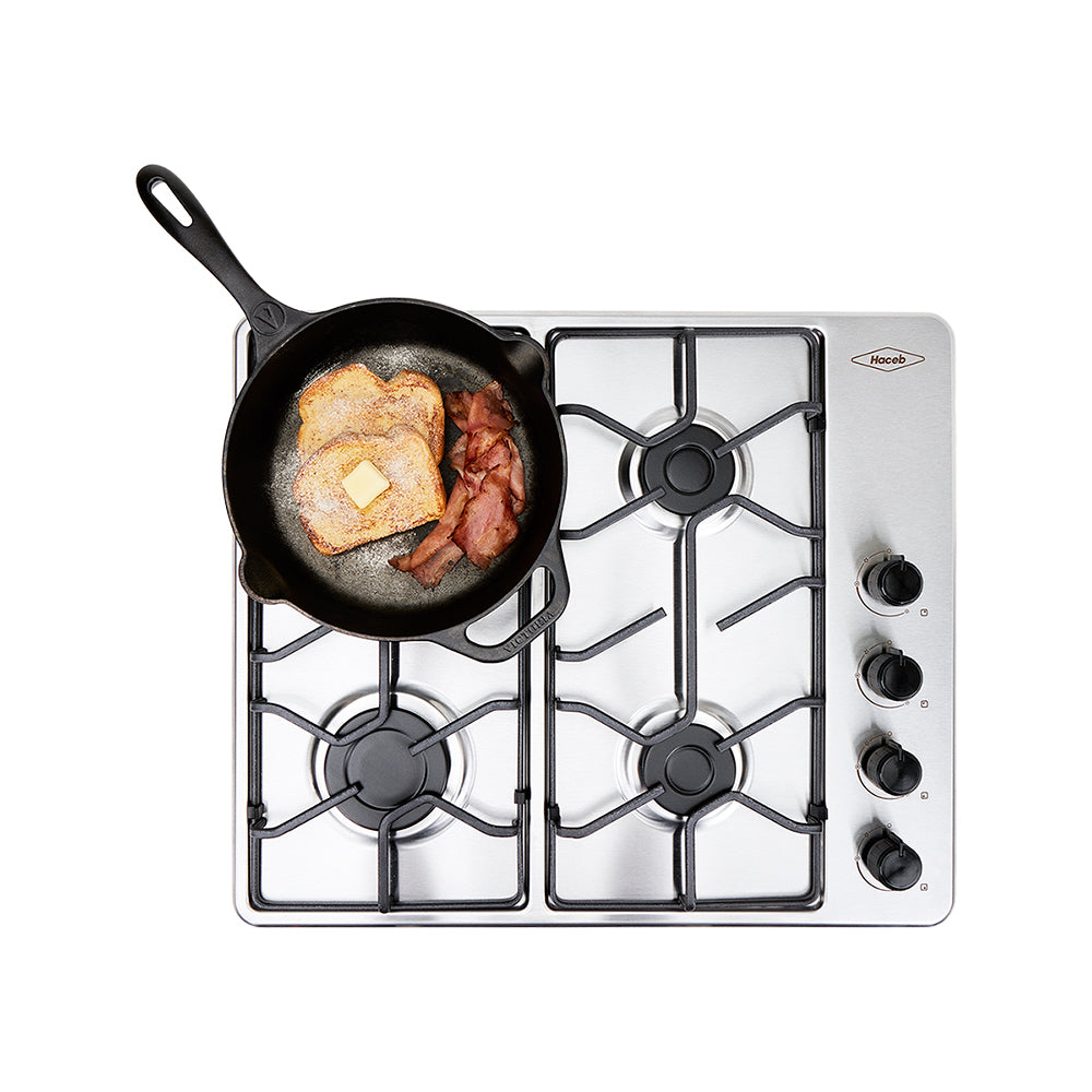 Estufa de Empotrar Haceb inox 60x43 Platina a Gas Natural