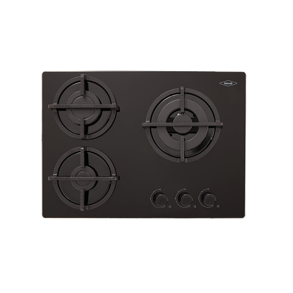 Estufa De Empotrar CUB TO Negro 3C 60-43 Cristal HF 3Q GN