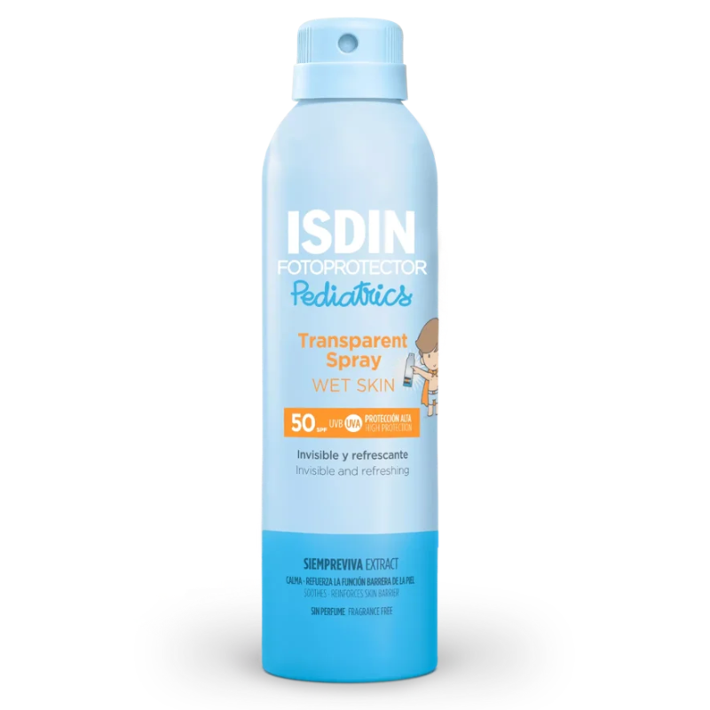 ISDIN FOTOPROTECTOR PEDIATRICS TRANSPARENT SPRAY WET SKIN SPF 50+ X 250ML