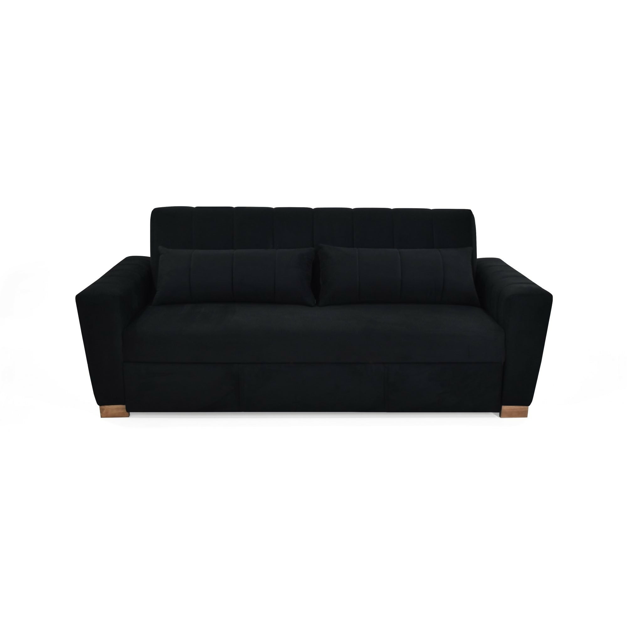 SOFA CAMA RECLINABLE HANNOVER 210X89X85 TELA NEGRO