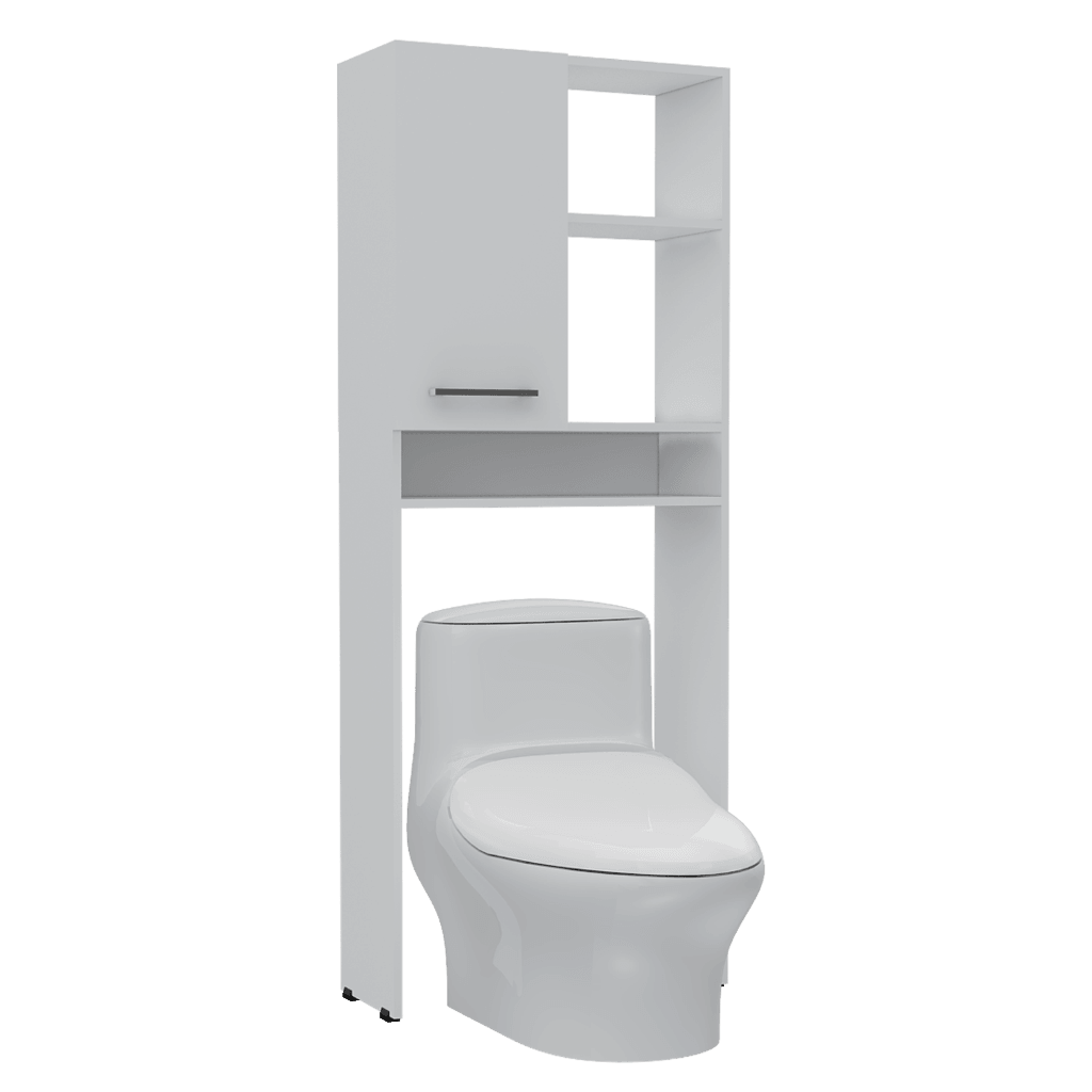 GABINETE DE BAÑO SHARON, BLANCO, IDEAL PARA AHORRAR ESPACIO