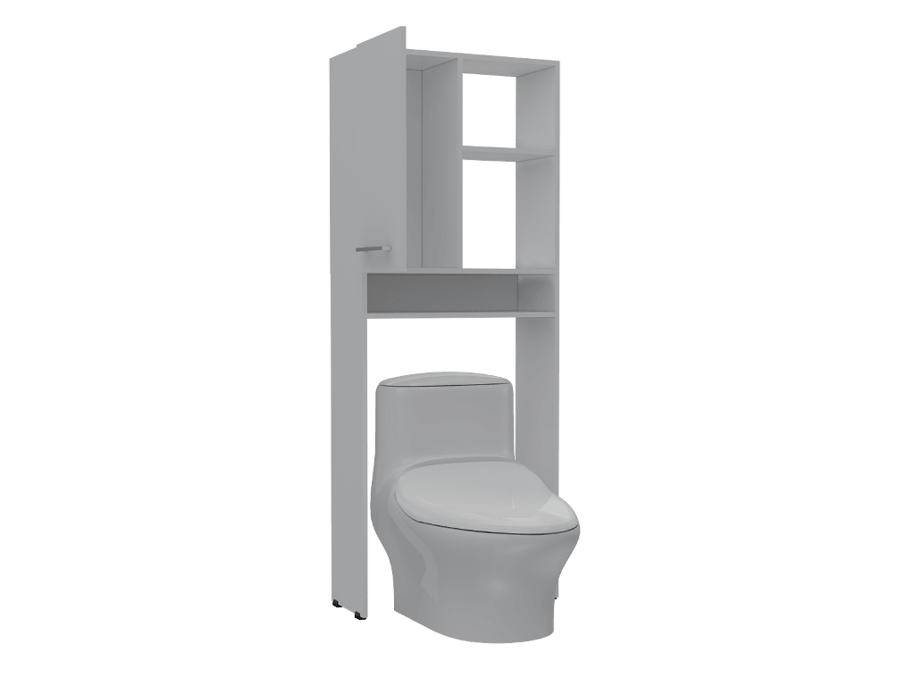 GABINETE DE BAÑO SHARON, BLANCO, IDEAL PARA AHORRAR ESPACIO