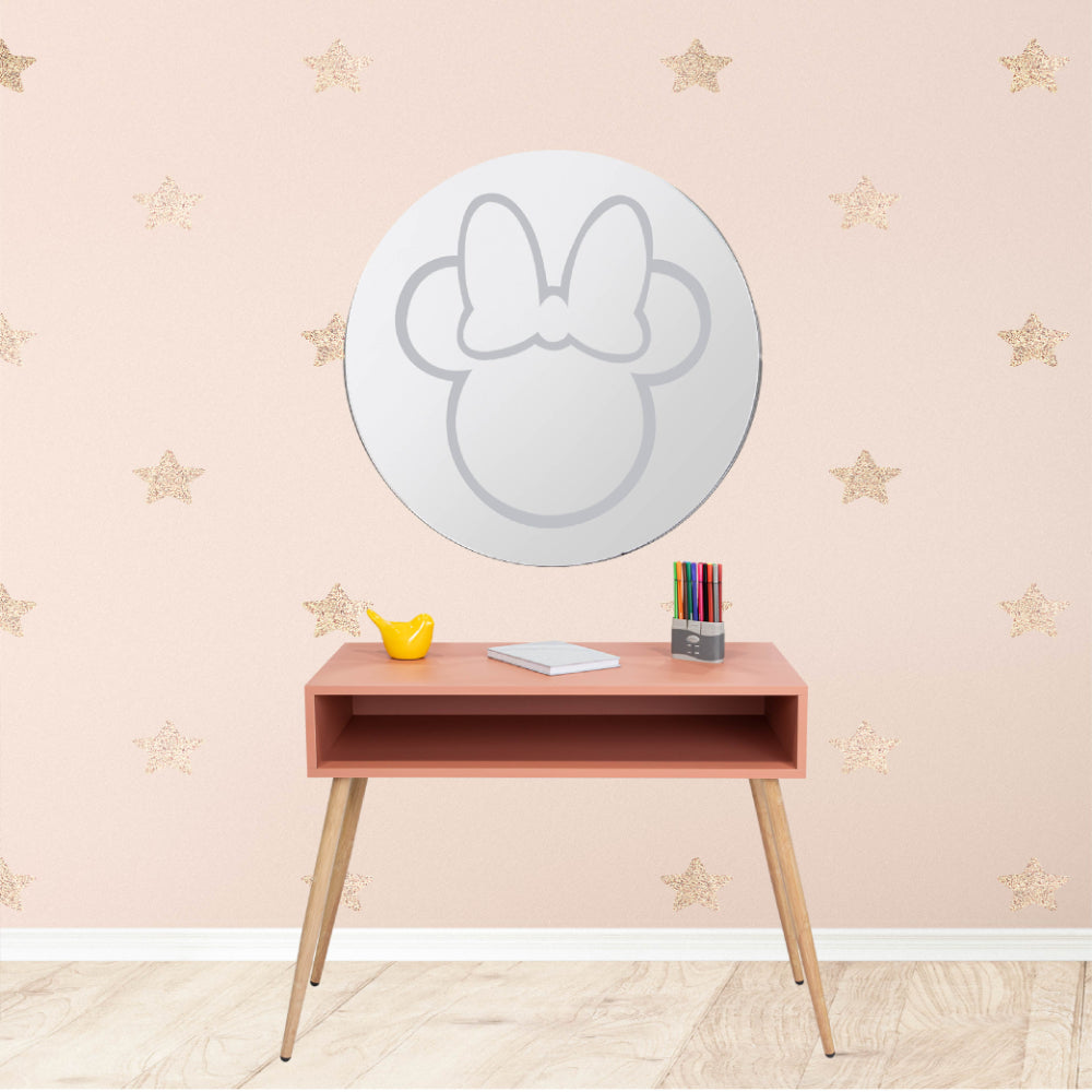 COMBO INFANTIL LIRA, ARUPO Y CAFÉ CLARO, INCLUYE ESCRITORIO Y ESPEJO