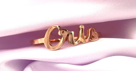 ANILLO NOMBRE HASTA 4 LETRAS