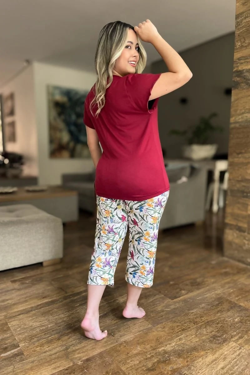 PIJAMA CAPRI 7672