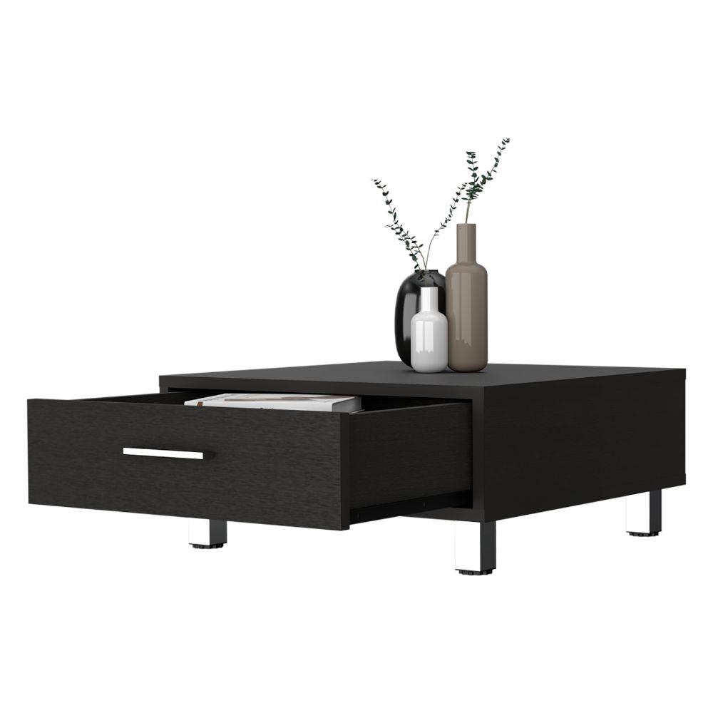 MESA DE CENTRO ASCHER, WENGUE, CON UN CAJÓN    ZF