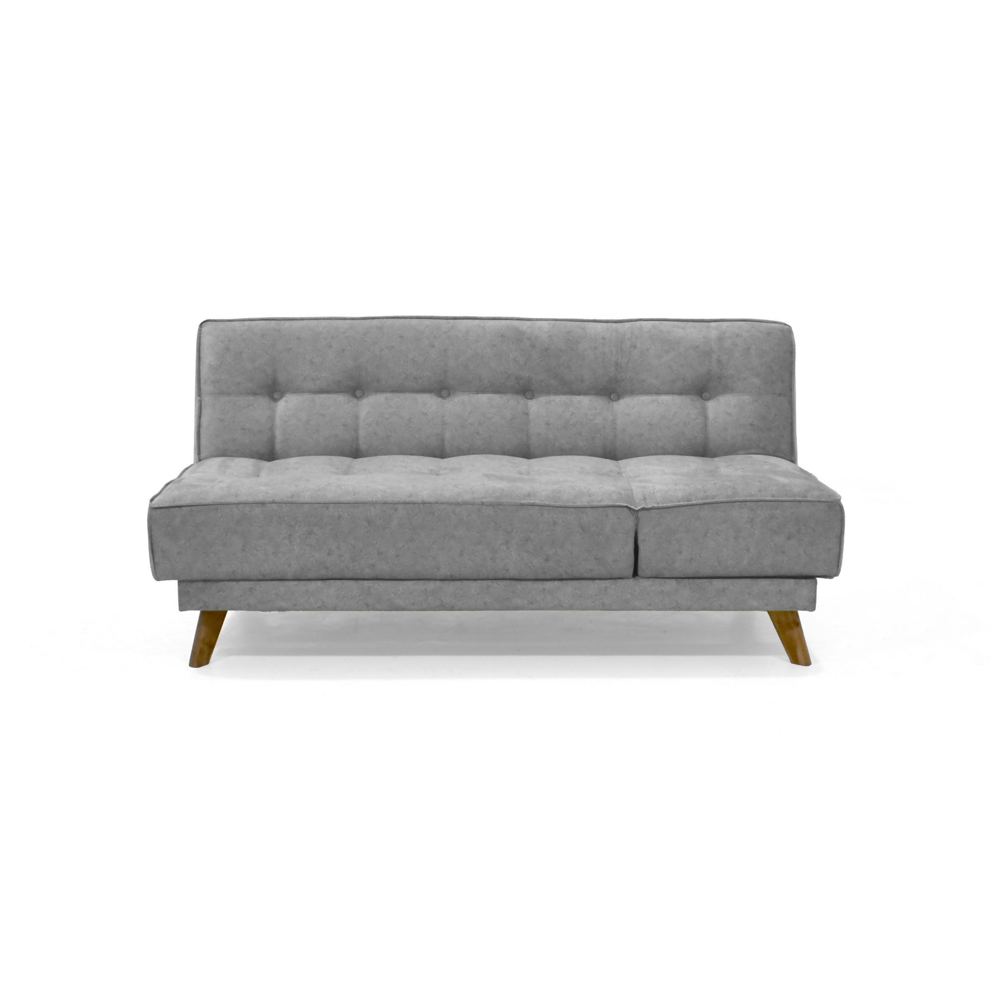 SOFA CAMA PETRA 177X89X83 RECLINABLE EN 5 POSICIONES TELA GRIS