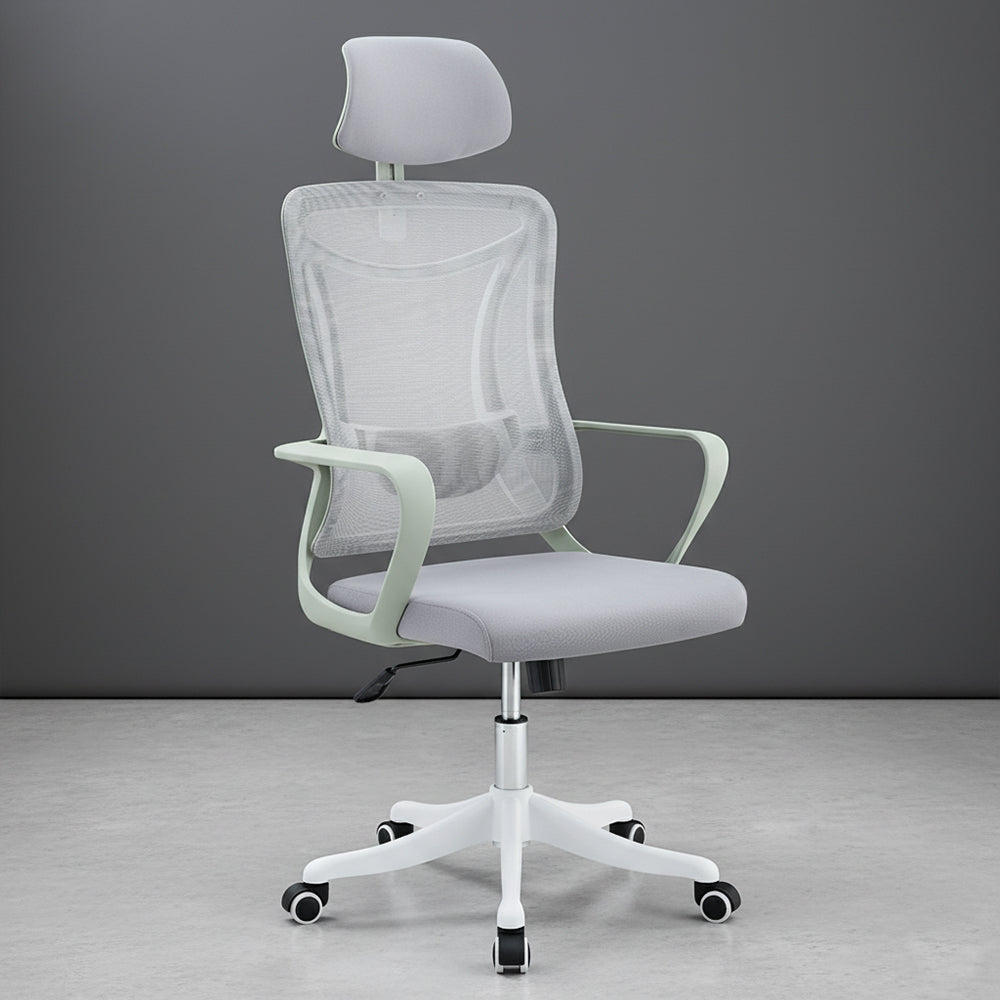 Silla de Escritorio Elite, Gris, ergonómica con altura ajustable