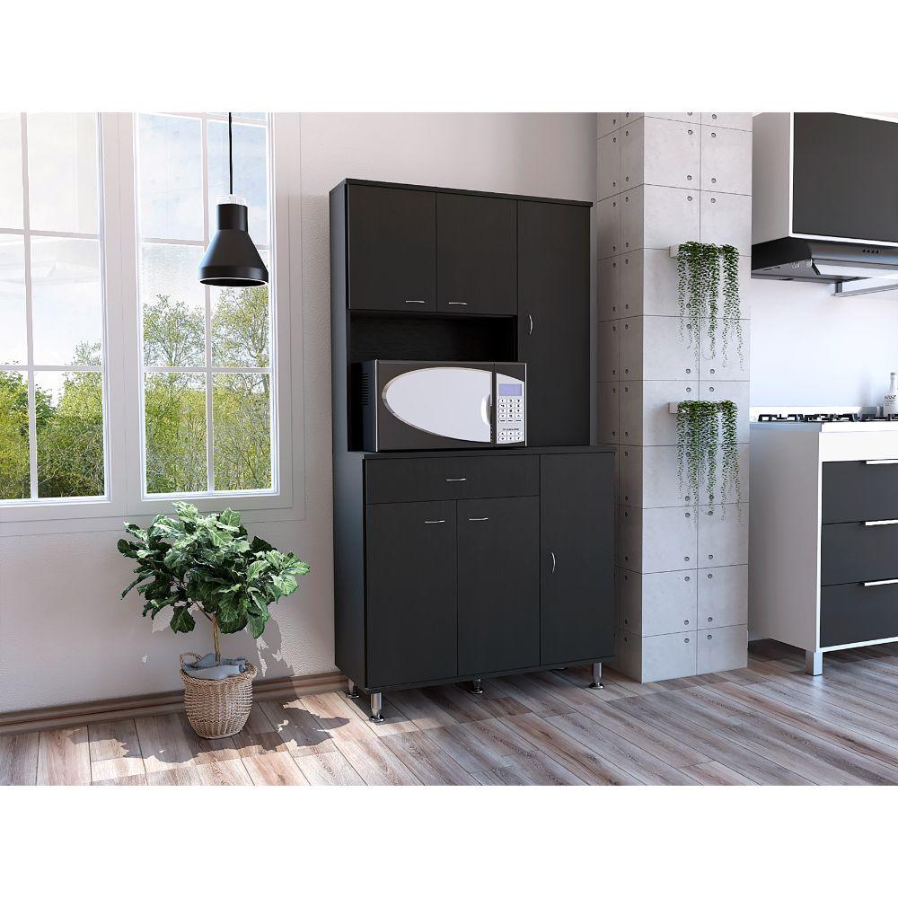 ALACENA BAGAN, WENGUE, CON UN CAJÓN Y SEIS PUERTAS BATIENTES