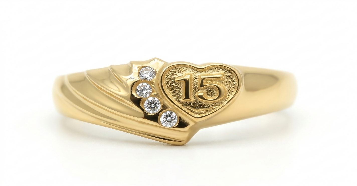 ANILLO 15 AÑOS CONCHA