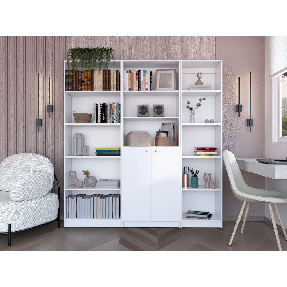 COMBO DE BIBLIOTECAS HOME ECO, BLANCO INCLUYE TRES BIBLIOTECAS
