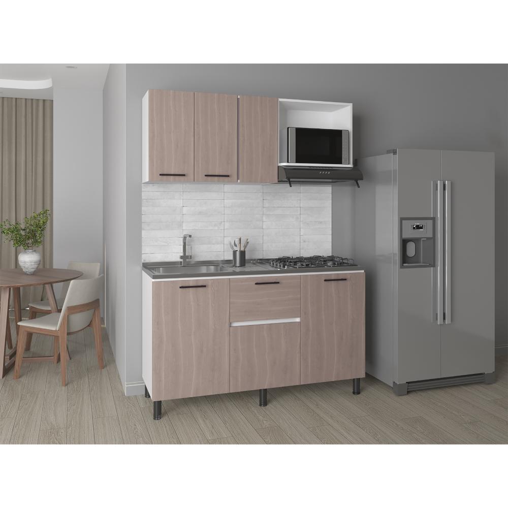 COCINA INTEGRAL PAOLO, BARDOLINO Y BLANCO, INCLUYE MESÓN POZUELO IZQUIERDO