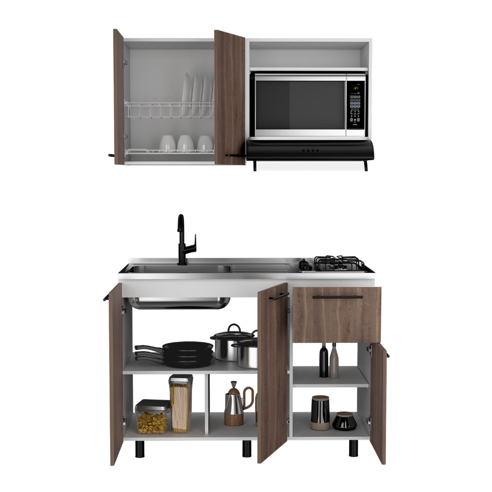 COCINA INTEGRAL  PIRET, BLANCO DUQUEZA Y MILAN, INCLUYE MESÓN IZQUIERDO SOCODA