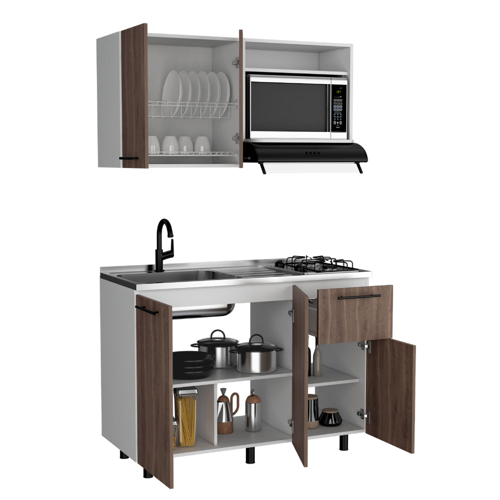 COCINA INTEGRAL  PIRET, BLANCO DUQUEZA Y MILAN, INCLUYE MESÓN IZQUIERDO SOCODA