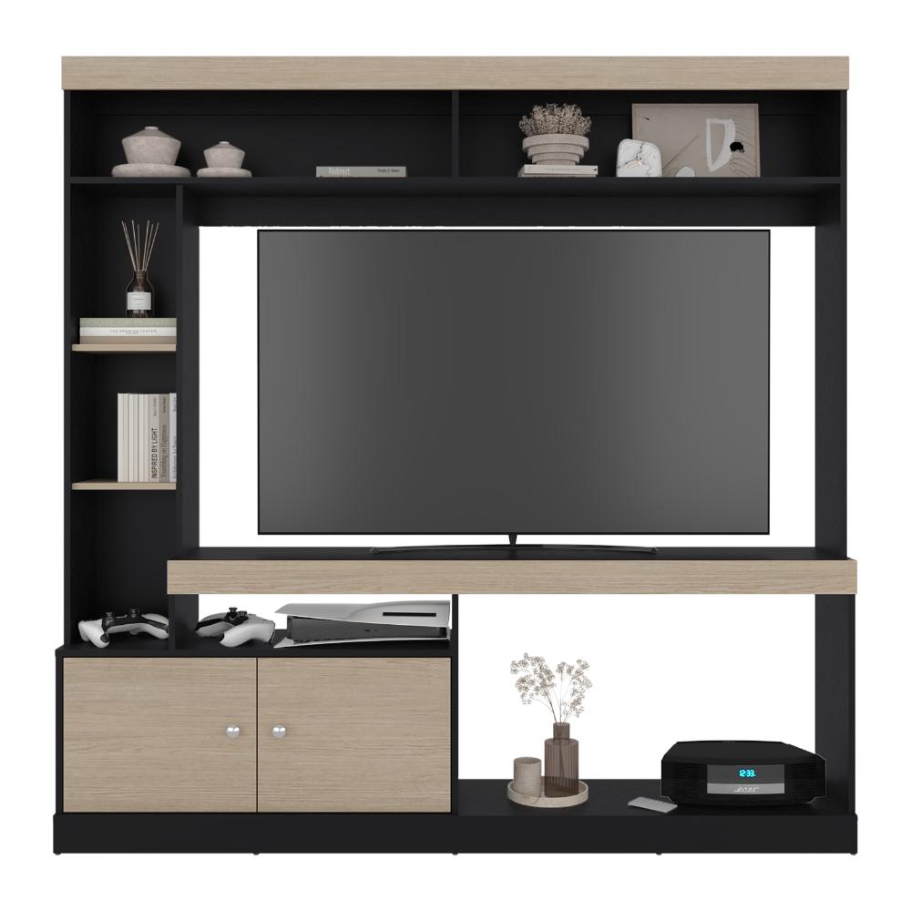 Mesa Para Tv Classic, Cartagena y Wengue , Para televisor de 55 pulgadas