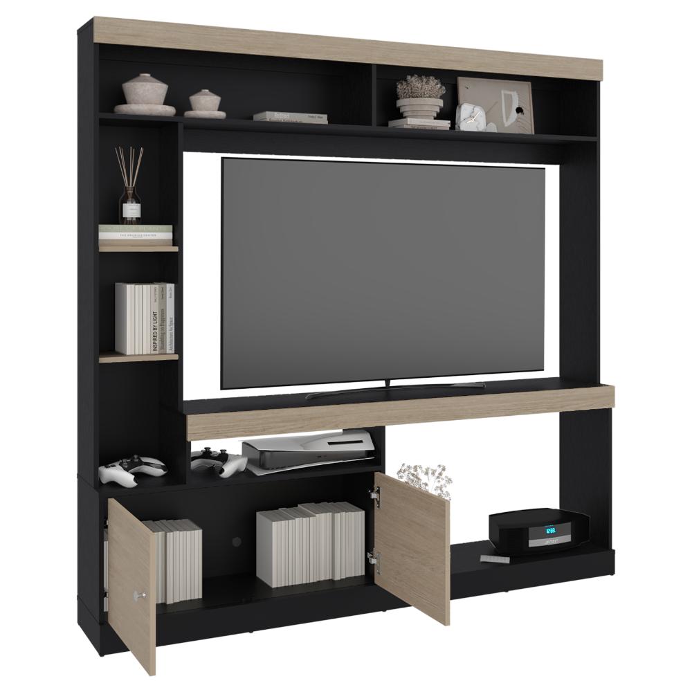 Mesa Para Tv Classic, Cartagena y Wengue , Para televisor de 55 pulgadas