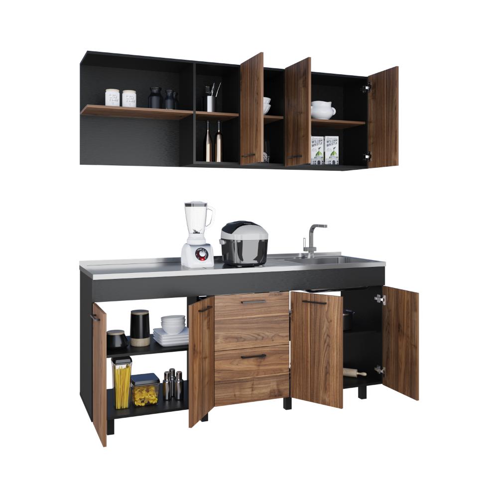 COCINA INTEGRAL BELEN, GALES Y WENGUE, INCLUYE MESÓN DERECHO ZF