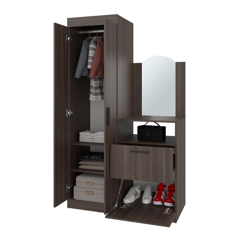 CLOSET TOCADOR PRAGA, MILAN, CON DISEÑO MODERNO INCLUYE ESPEJO