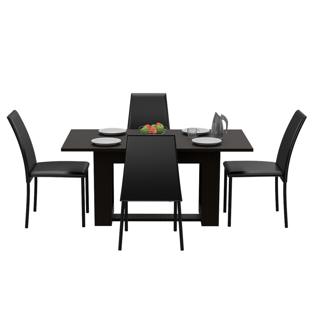 COMEDOR VOLDER, WENGUE, CON AMPLIA SUPERFICIE, NO INCLUYE SILLAS