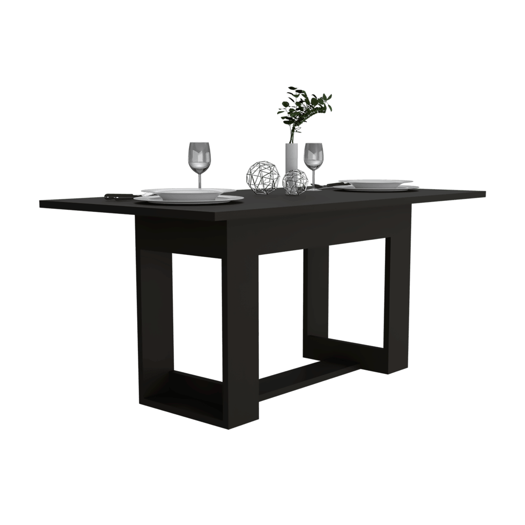 COMEDOR VOLDER, WENGUE, CON AMPLIA SUPERFICIE, NO INCLUYE SILLAS