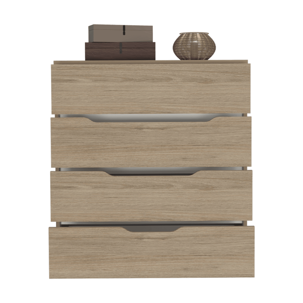 ORGANIZADOR ZORY, BEIGE Y BLANCO, CON CUATRO CAJONES