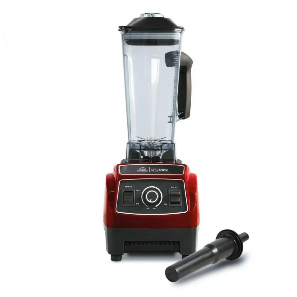 LICUADORA HOME ELEMENTS HEPB805R MEGA FORCE JARRA POLICARBONATO 1500W