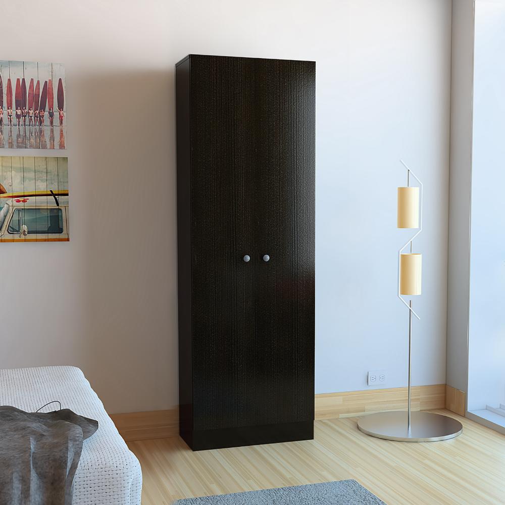 CLOSET AINARA, WENGUE, CON CINCO ENTREPAÑOS