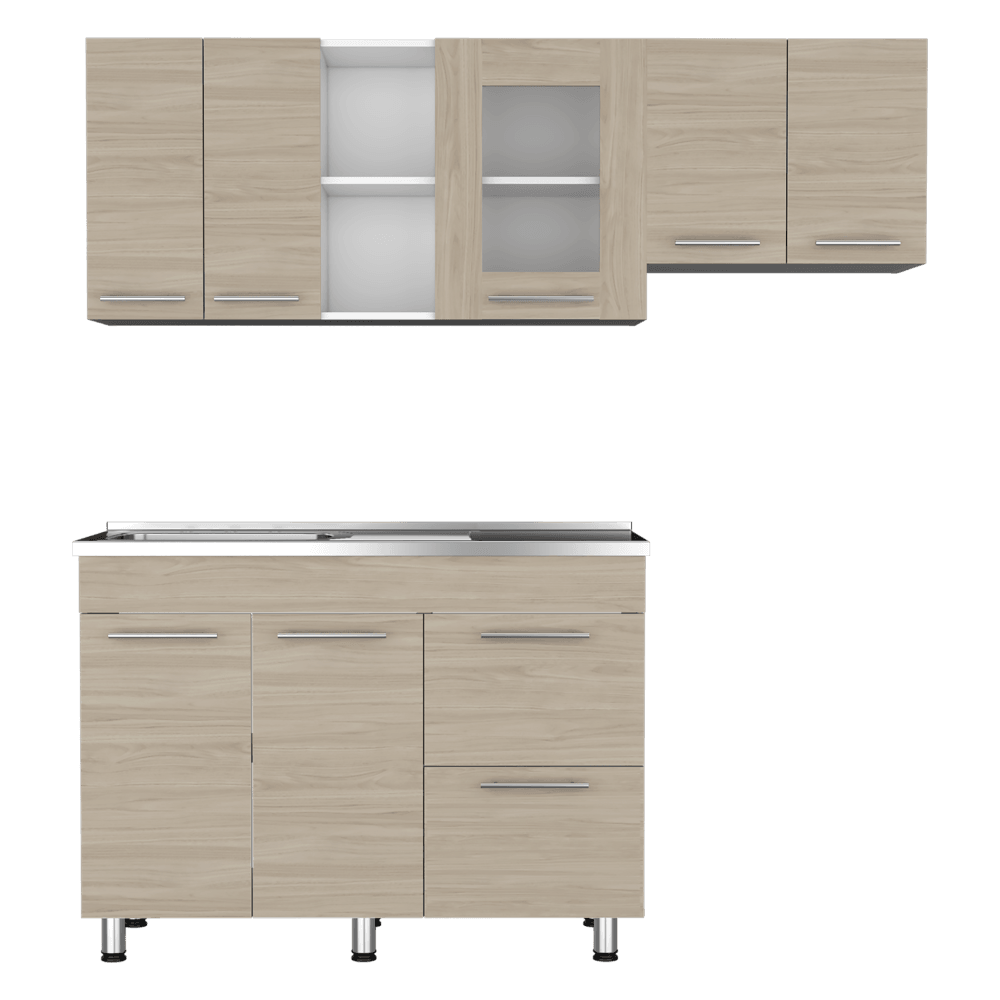 COCINA INTEGRAL LUPIN, BLANCO DUQUEZA, INCLUYE MESÓN IZQUIERDO