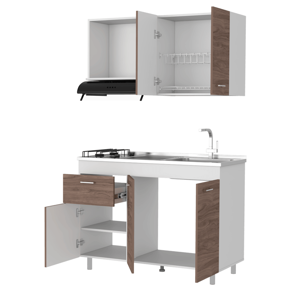 COCINA INTEGRAL ROXANA, BLANCO DUQUEZA Y CASTAÑO, INCLUYE MESON DERECHO