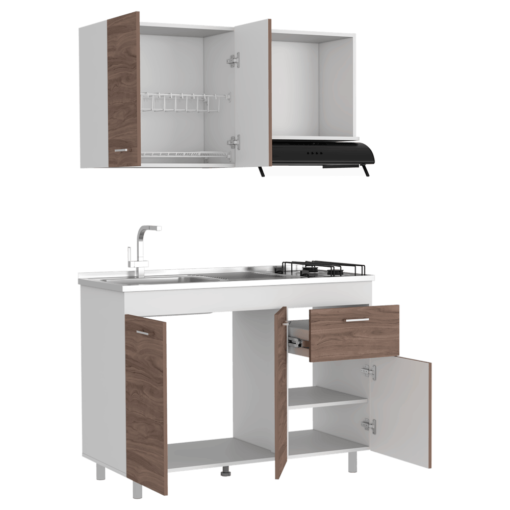 COCINA INTEGRAL ROXANA, BLANCO DUQUEZA Y CASTAÑO, INCLUYE MESON IZQUIERDO